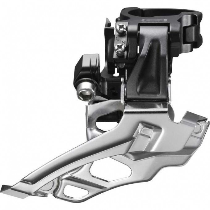 Переключатель передний SHIMANO DEORE, M618-D, на упор, для 2X10, верхняя тяга, черный IFDM618DT6