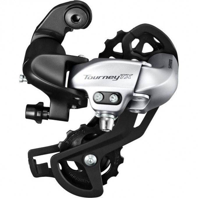 Переключатель задний SHIMANO TOURNEY, TX800, 7/8 скоростей, крепление на петух, серебристый ERDTX800SGSS