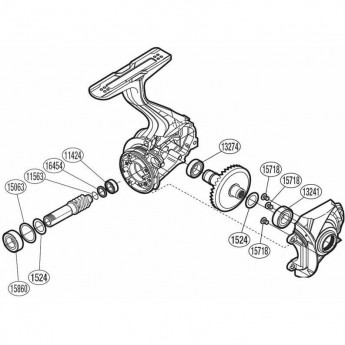 Запчасть для катушки SHIMANO BEARING SET набор подшипников